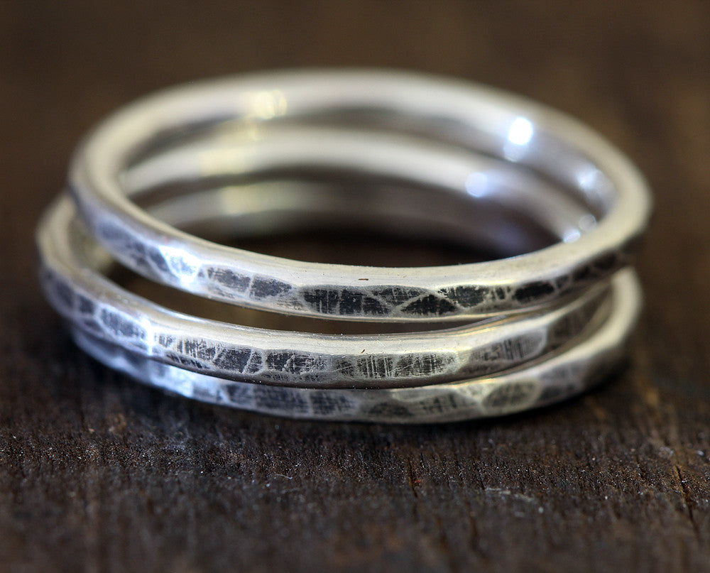 Sterling Silver Stacking Rings (S0197) | monkeysalwayslookshop