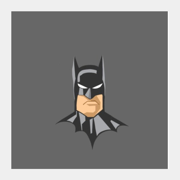 Batman minimal Square Art Prints| Buy High-Quality Posters and Framed  Posters Online - All in One Place – PosterGully