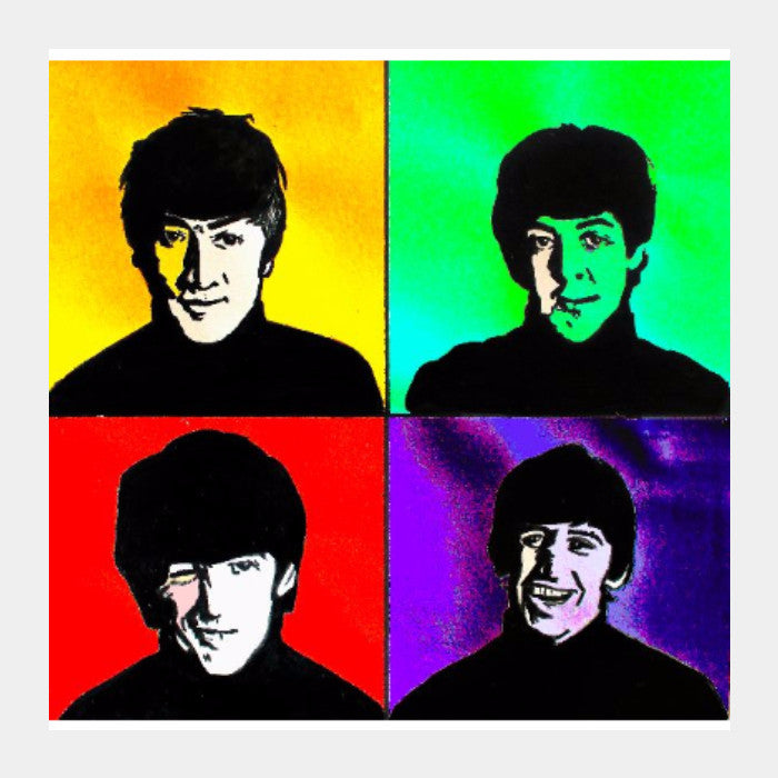 The Beatles Square Art | Pritika Uppal| Buy High-Quality Posters and ...