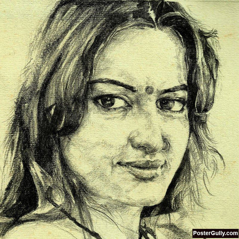 Sonakshi Sinha Artwork PosterGully Specials| Buy High-Quality Posters ...
