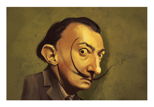 DALI CARICATURE PAINTING Wall Art | Artist : dooo