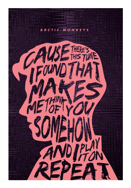 Arctic Monkeys Poster #3 Wall Art | Artist : Vijay Sarathy – PosterGully