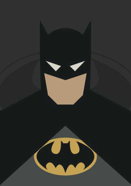 Batman Minimal Artwork| Buy High-Quality Posters and Framed Posters Online  - All in One Place – PosterGully
