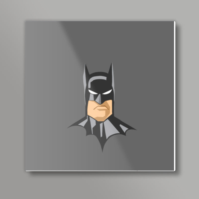 Batman minimal Square Art Prints| Buy High-Quality Posters and Framed  Posters Online - All in One Place – PosterGully