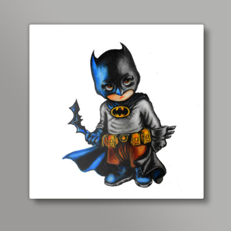 Baby Batman Square Art| Buy High-Quality Posters and Framed Posters Online  - All in One Place – PosterGully