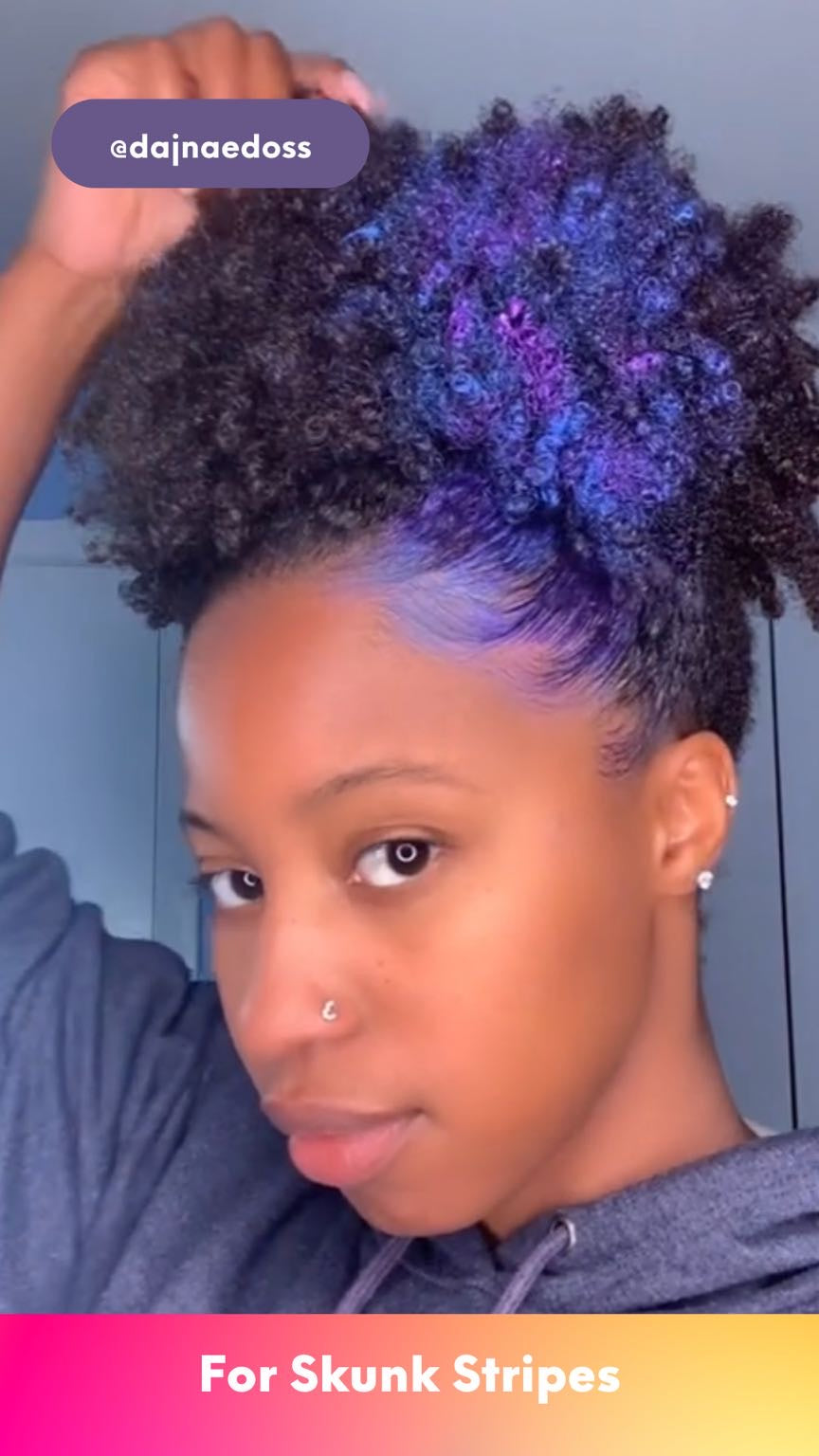 Blue hair makeup - Lowkey – Curlfit