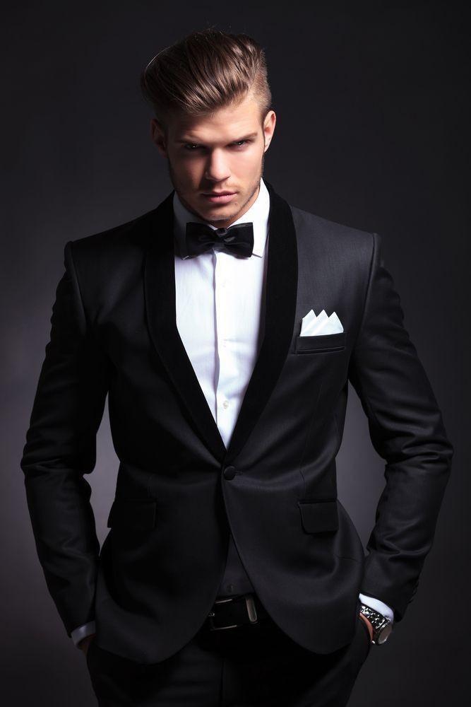 black formal attire for men