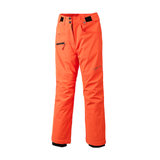 Coral snowboard pants for teen girls with side zip and pockets