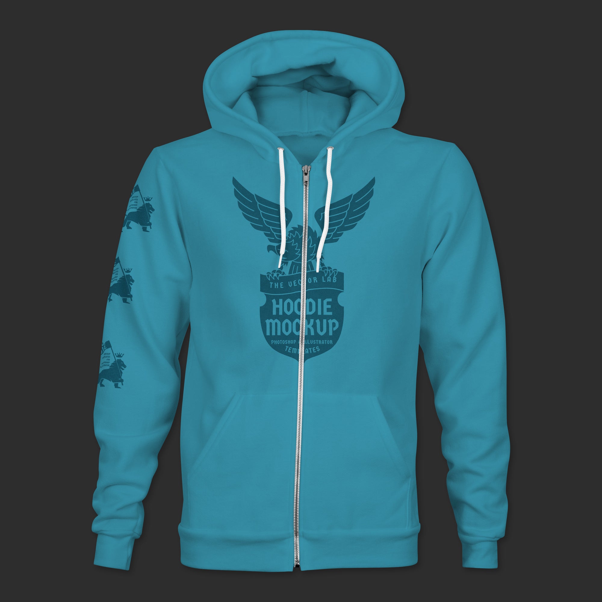 Download Men's Hoodie Mockup Templates for Adobe - TheVectorLab