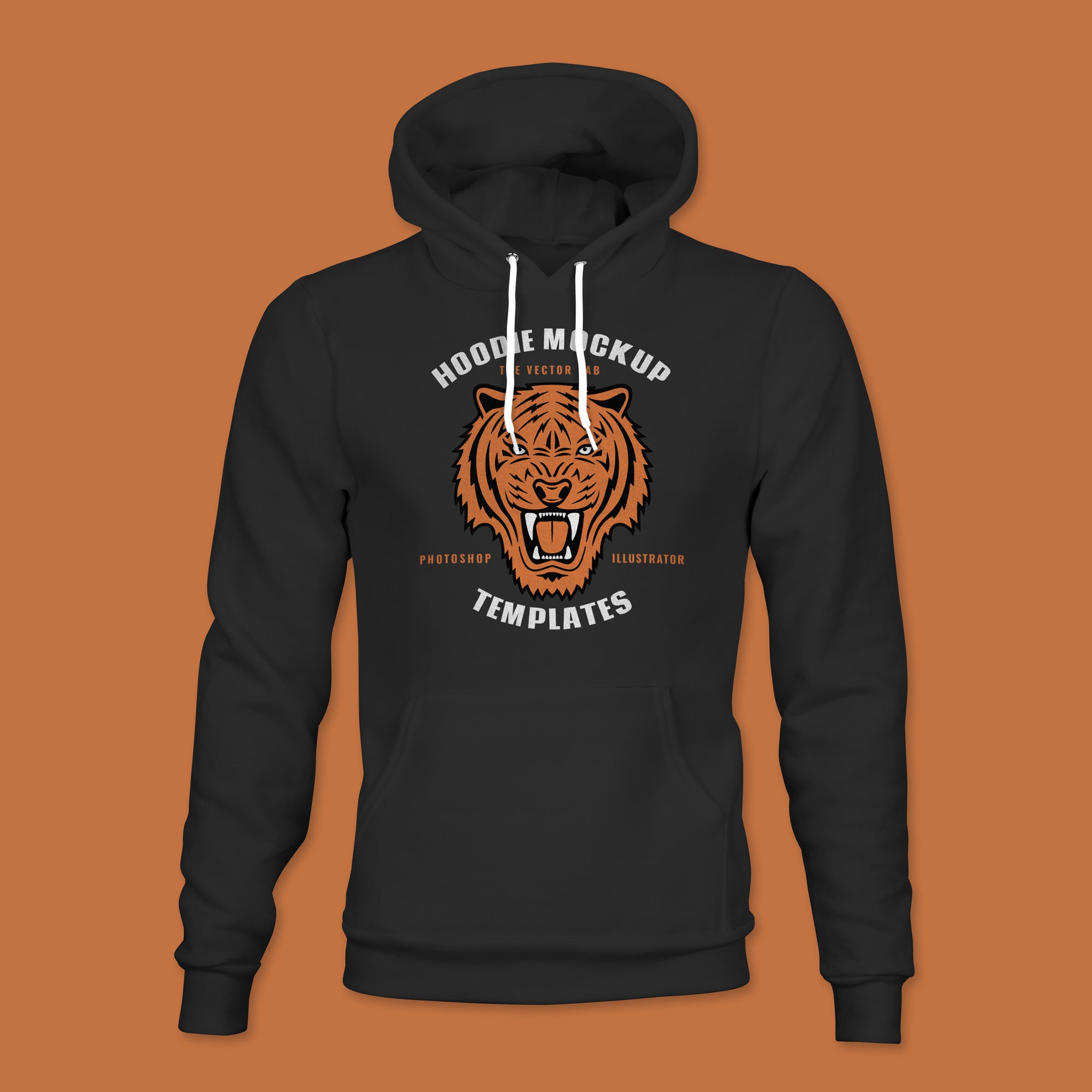 Men s Hoodie  Mockup Templates  for Adobe TheVectorLab