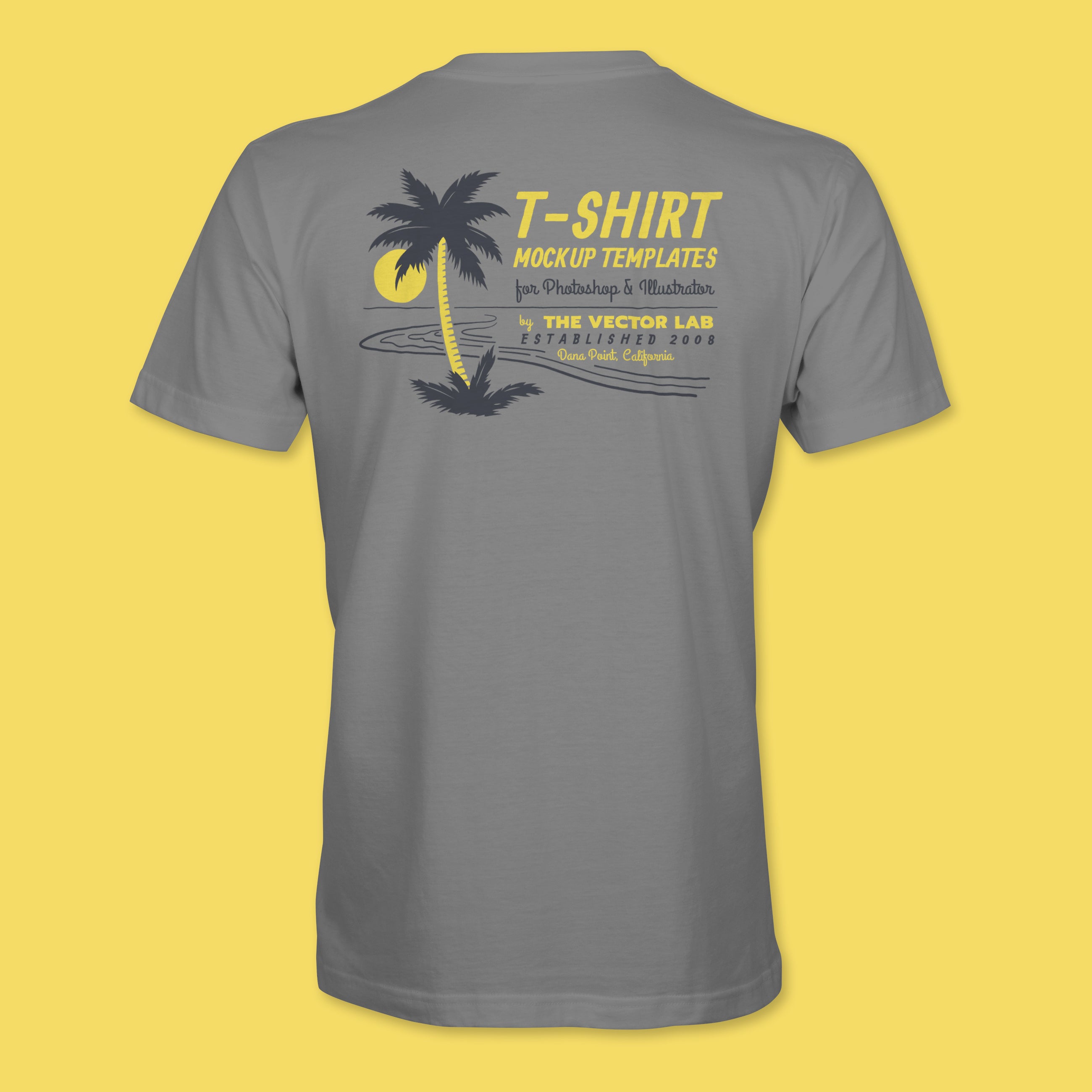 Men's T-Shirt Mockup Templates (Version 5.0) - TheVectorLab