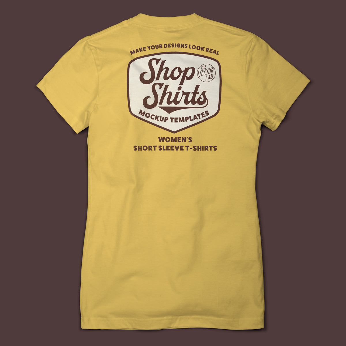 Download Shop Shirts: Women's T-Shirt Mockup Templates - TheVectorLab