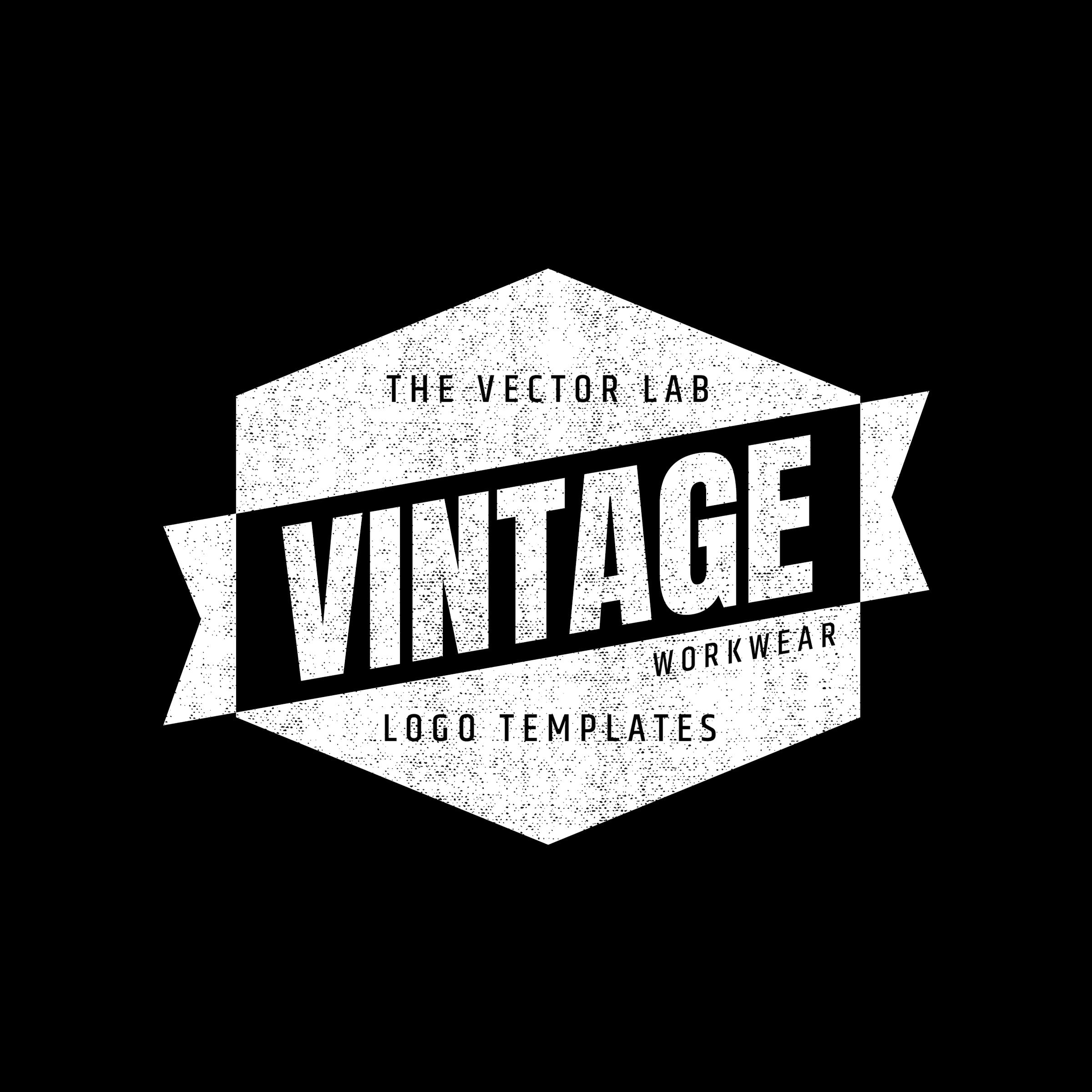 Download Vintage Workwear Logo Templates - TheVectorLab