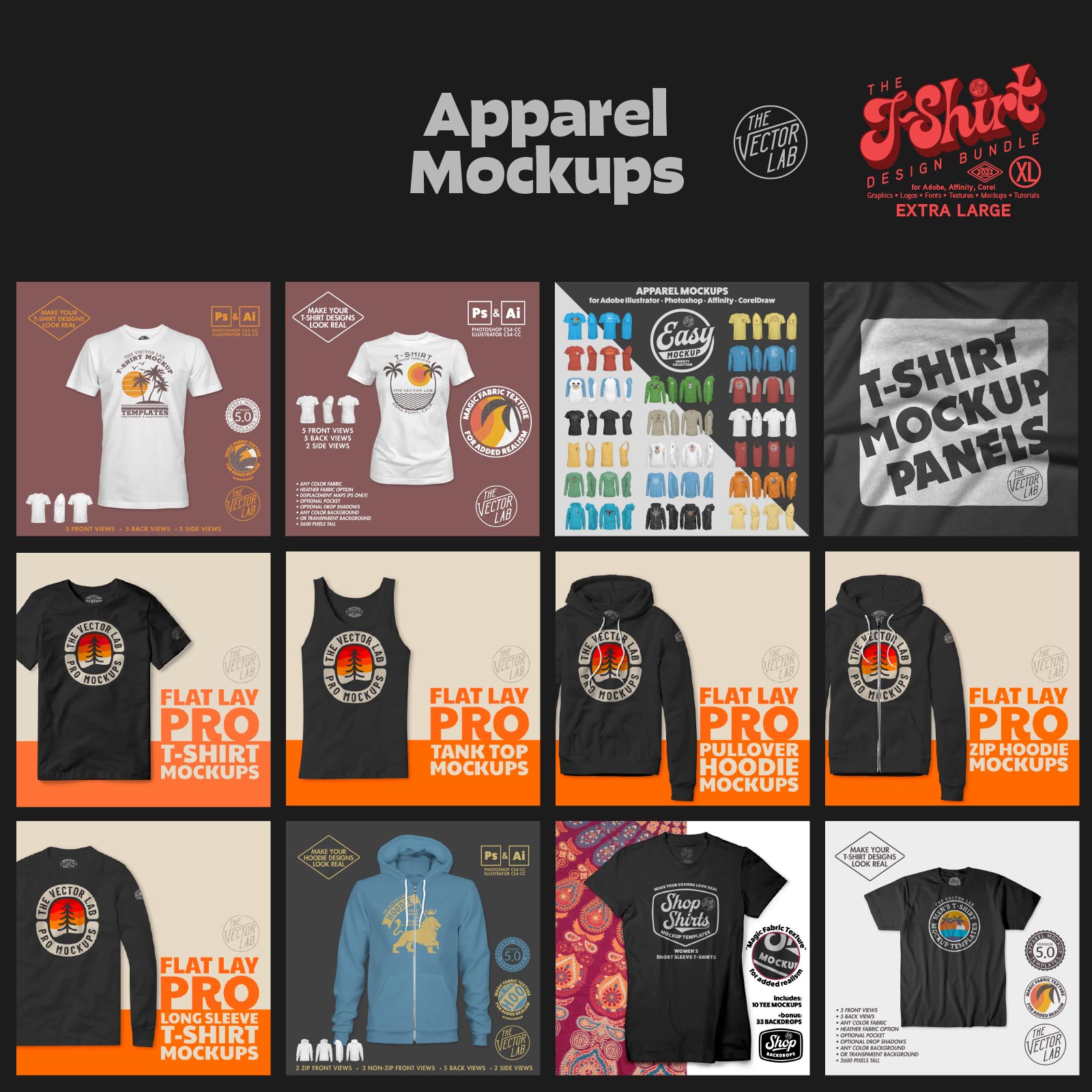 Verzakking Sprong Buik T-Shirt Design Bundle (XL) - TheVectorLab