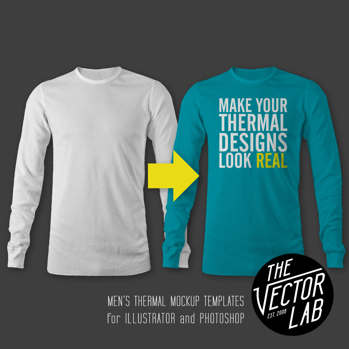 Download Men S Thermal Mockup Templates Thevectorlab