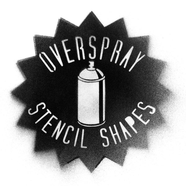 overspray stencil shapes thevectorlab