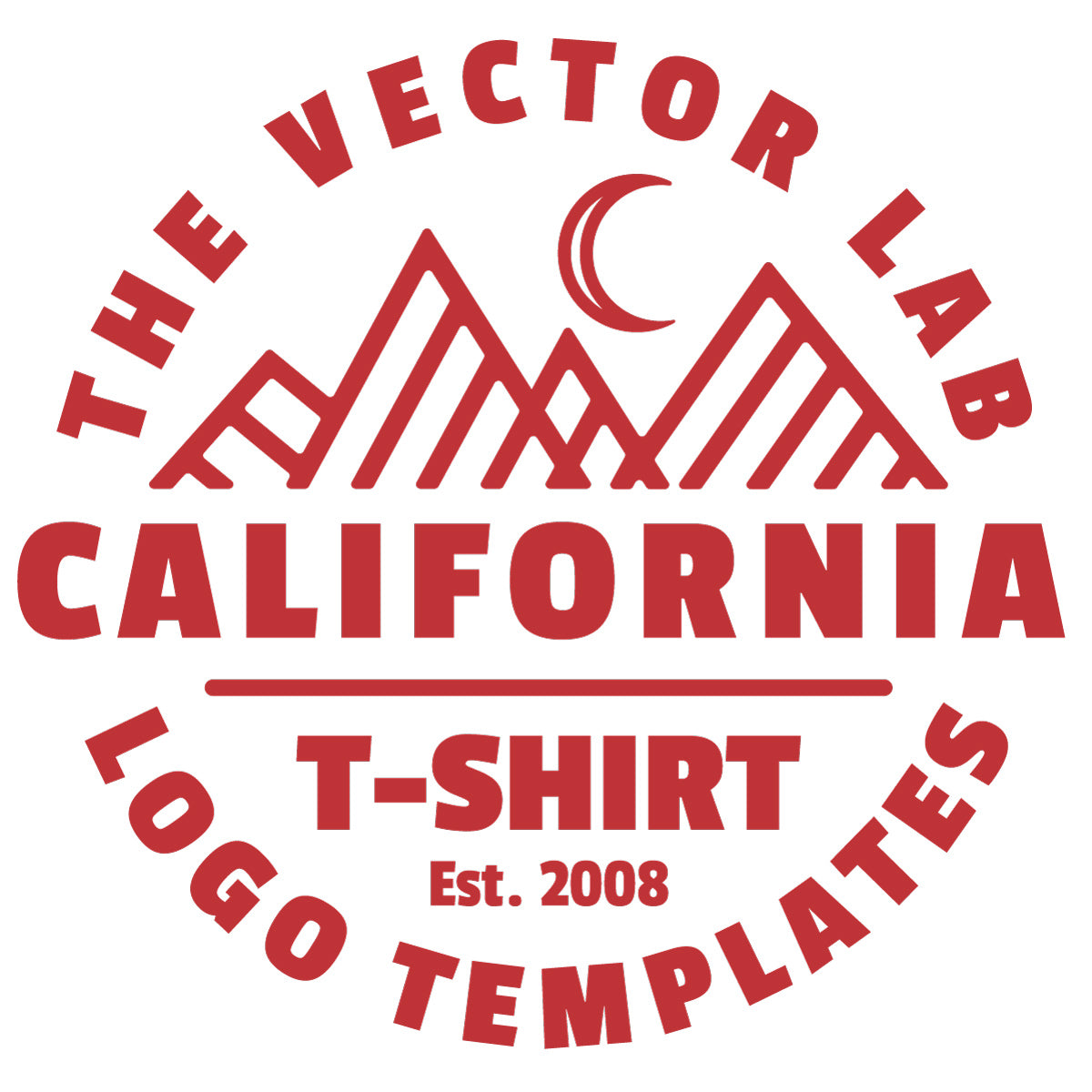 T-Shirt Logo Templates - TheVectorLab