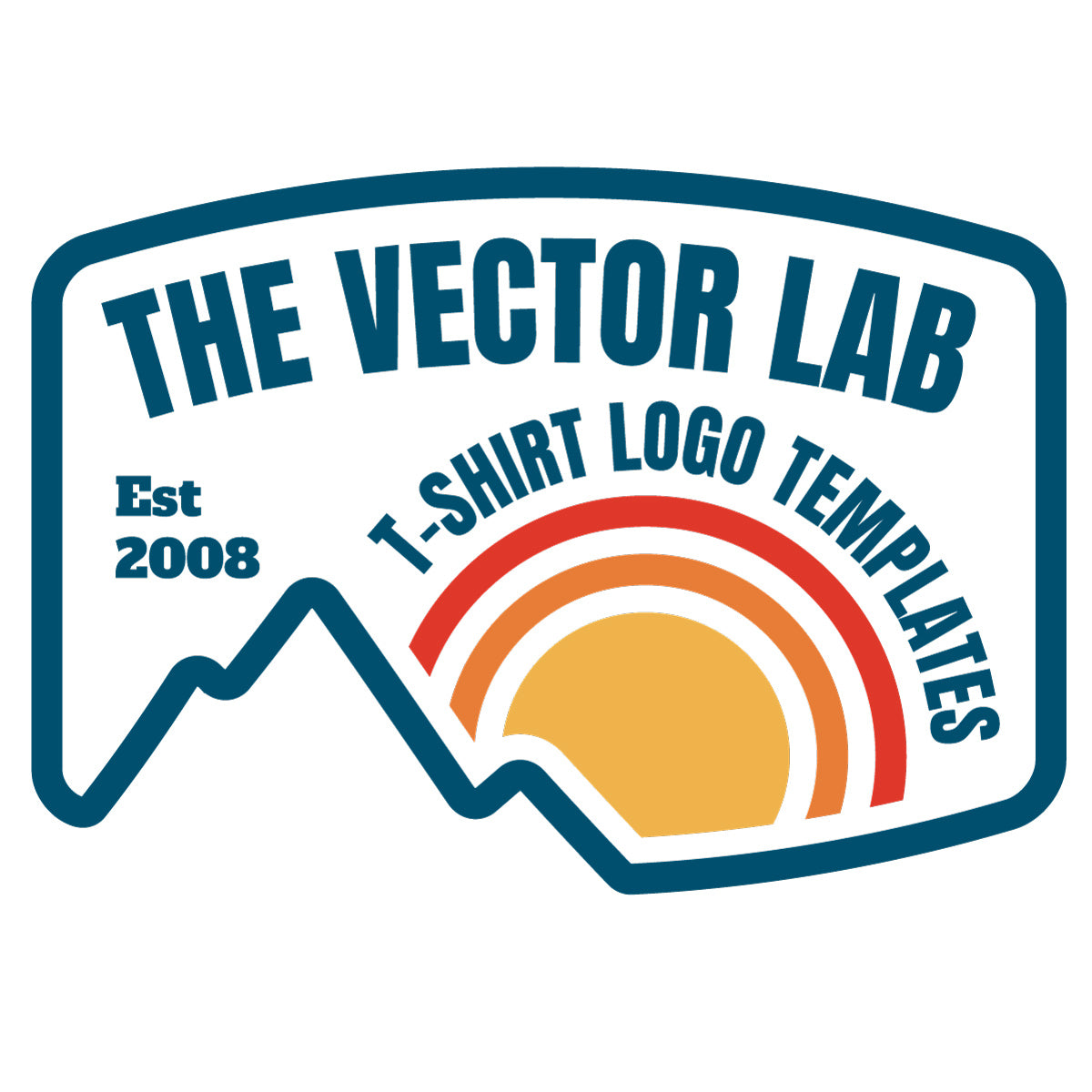 Download T-Shirt Logo Templates - TheVectorLab