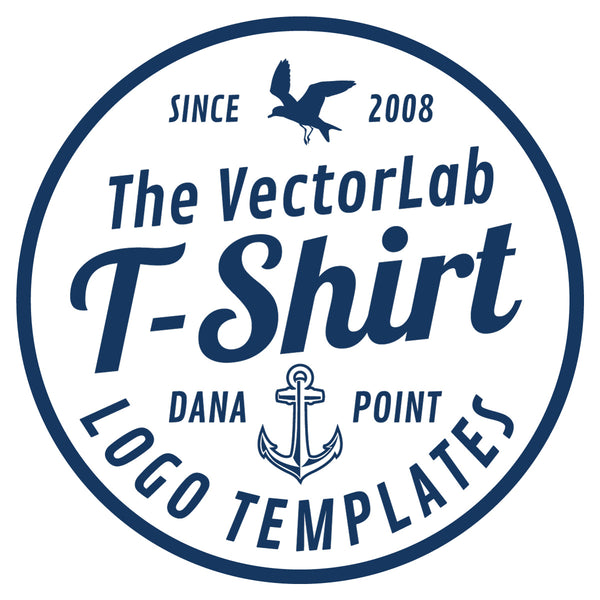 T-Shirt Logo Templates - TheVectorLab