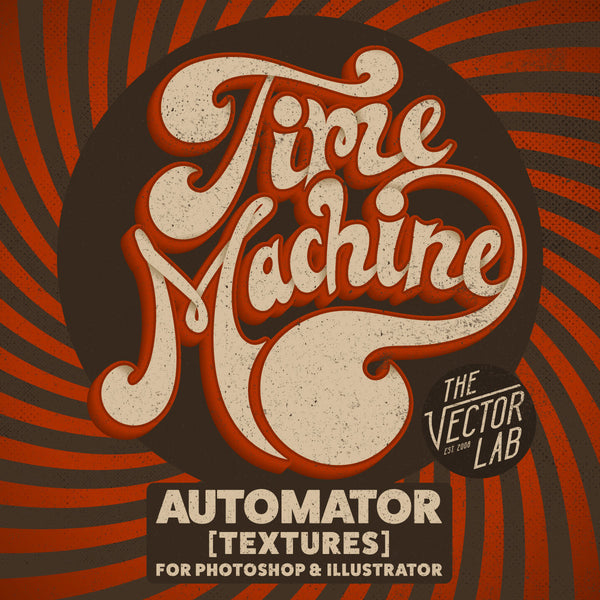 Time Machine Texture Automator For Photoshop Thevectorlab