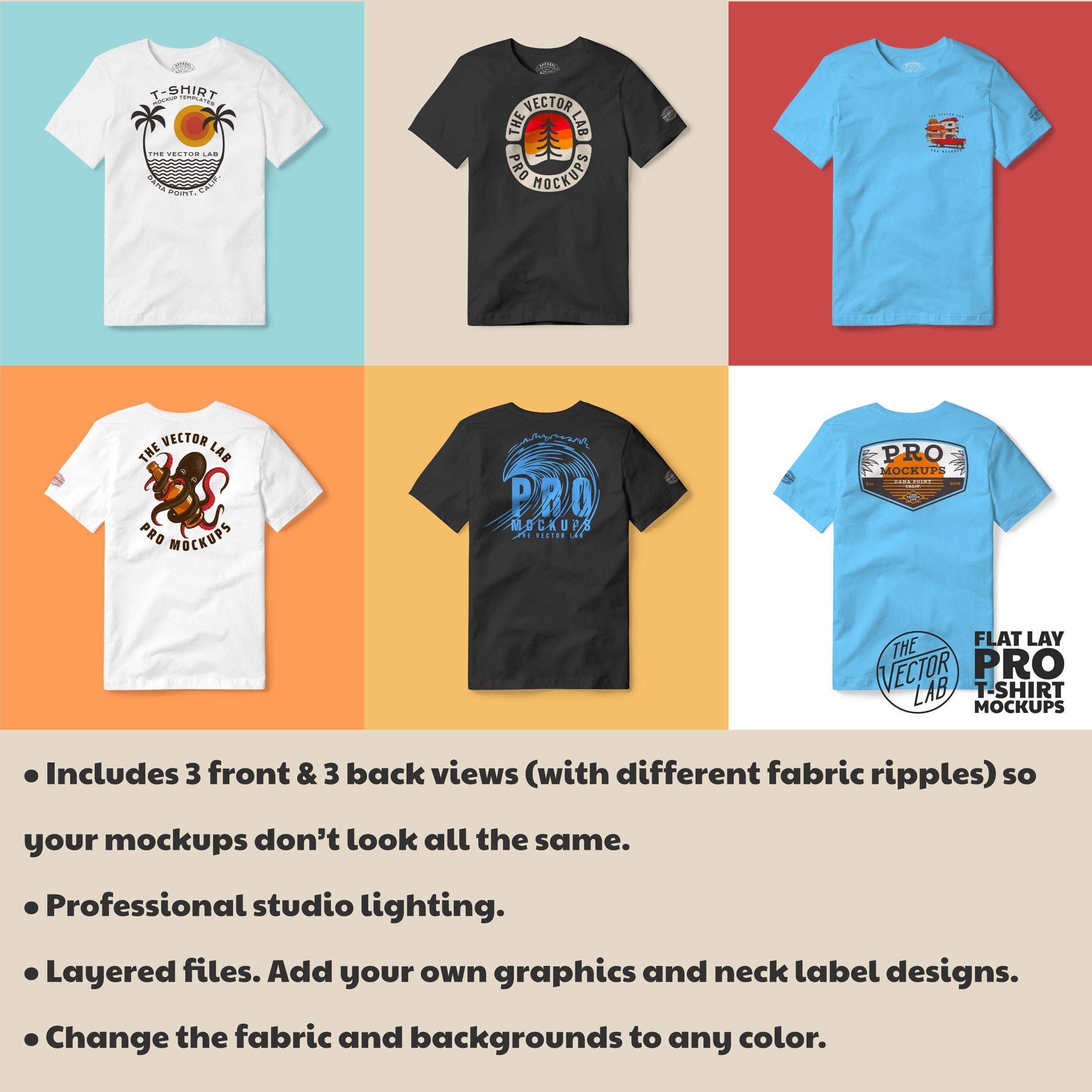 Download Flat Lay Pro T Shirt Mockups Thevectorlab