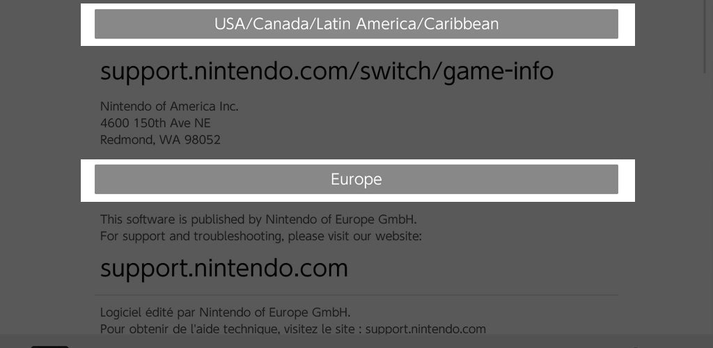 Nintendo Region Selector - Official Site