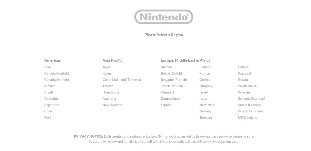 Nintendo Switch – Account Region, Console Region, Game Region… Huh
