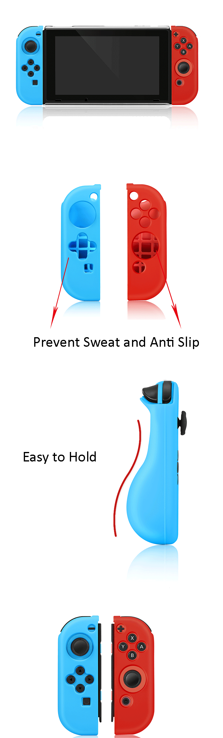 silicone joy con covers