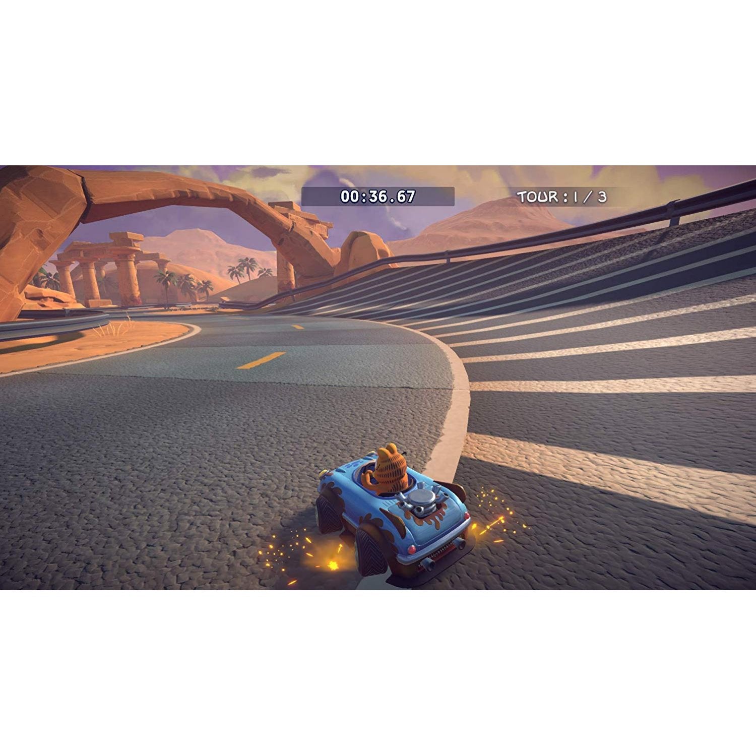 garfield kart furious racing switch