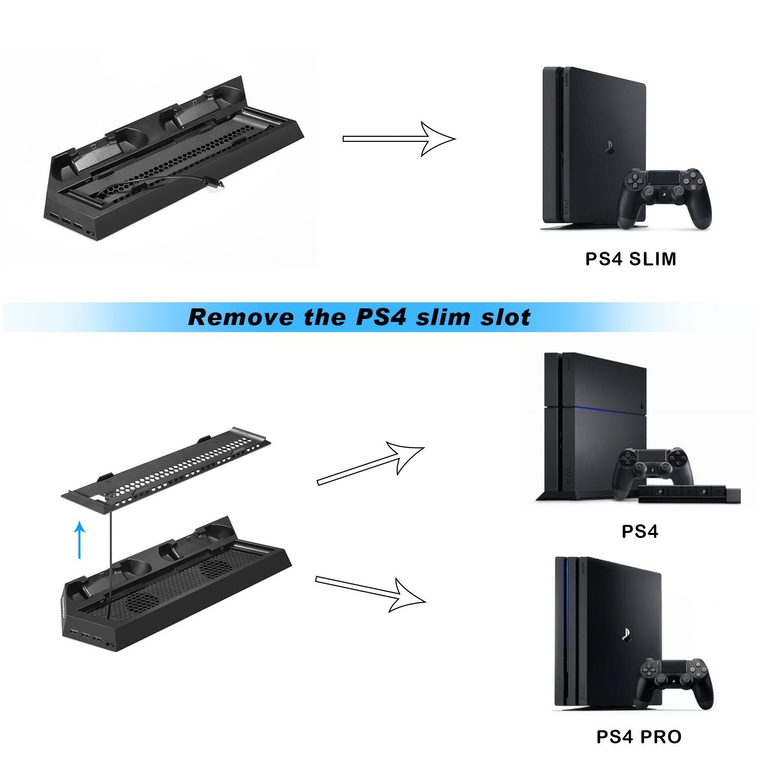 ps4 slim charging stand