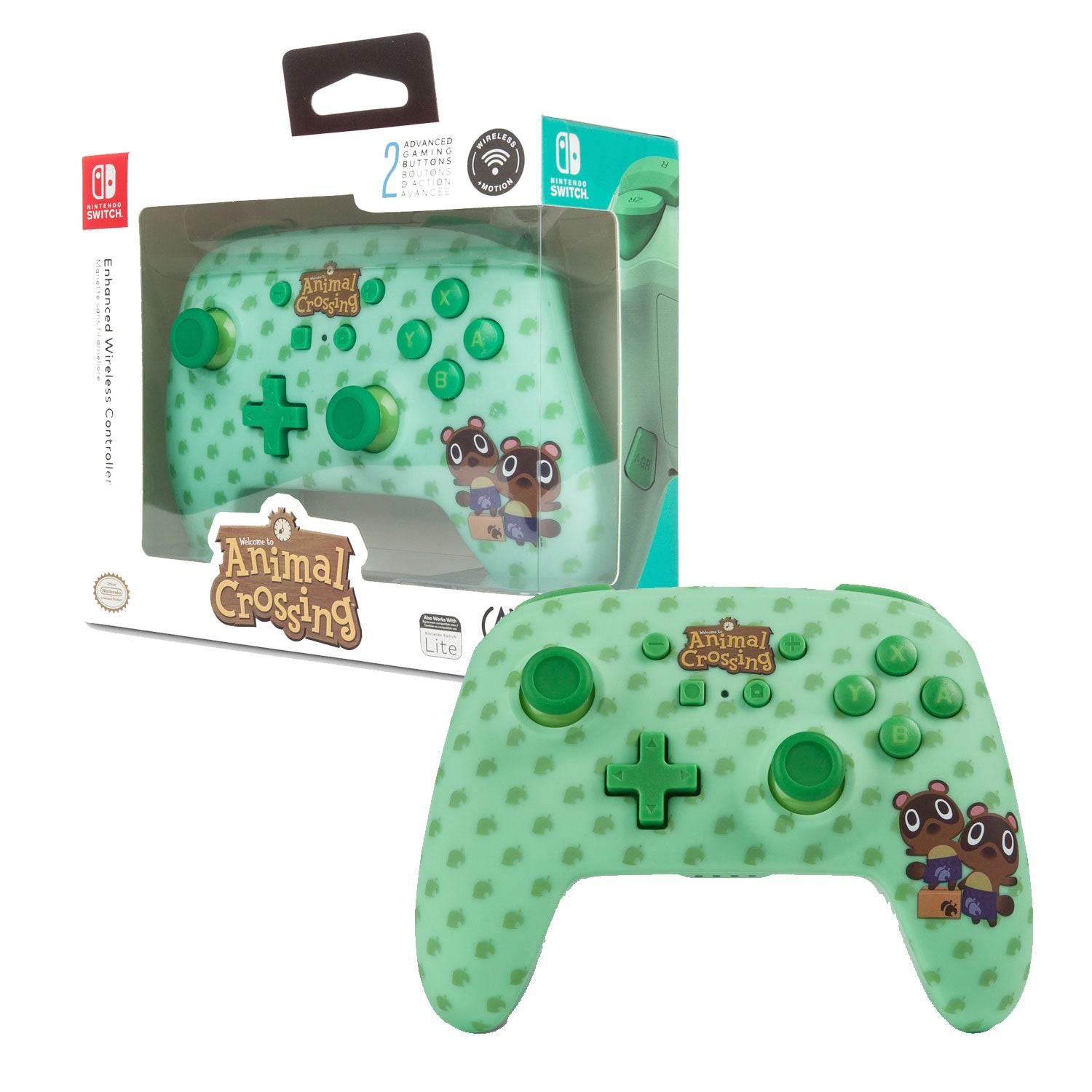 nintendo switch animal crossing wireless controller