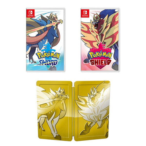 pokemon sword shield gold steelbook