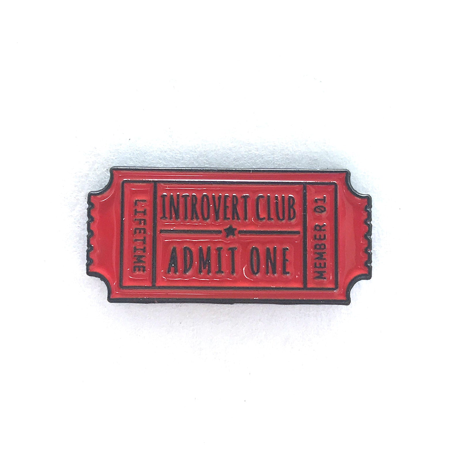 Introvert Club Enamel Pin