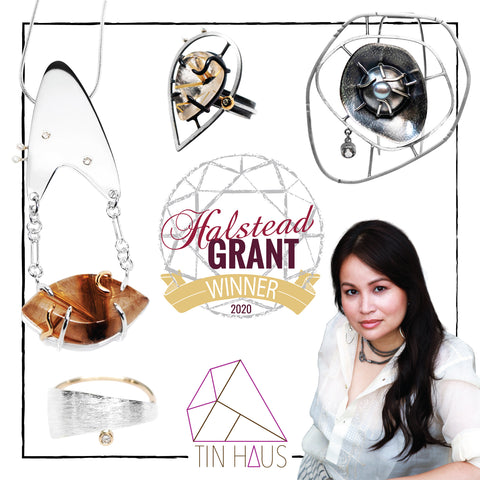 TIN HAUS Jewelry Designer Christina Grace is the 2020 Halstead Grant Winner!