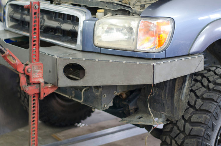 plate bumper rock and road fabrication welding offroad