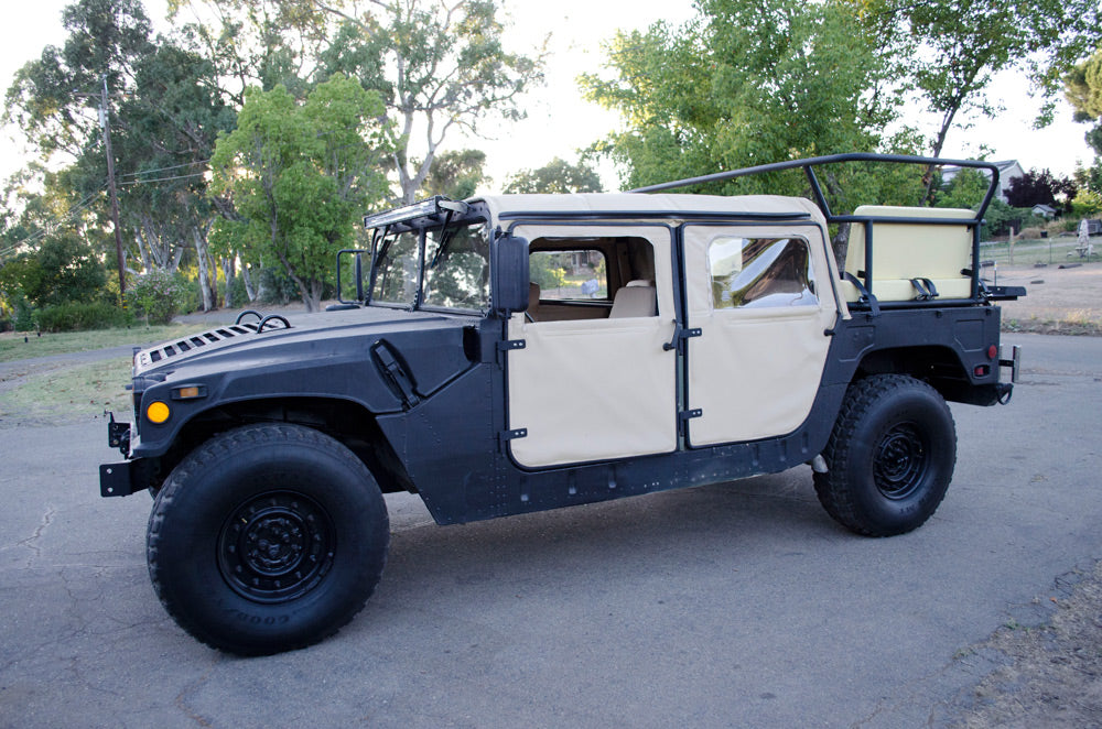 Humvee rear cage or rack with seating