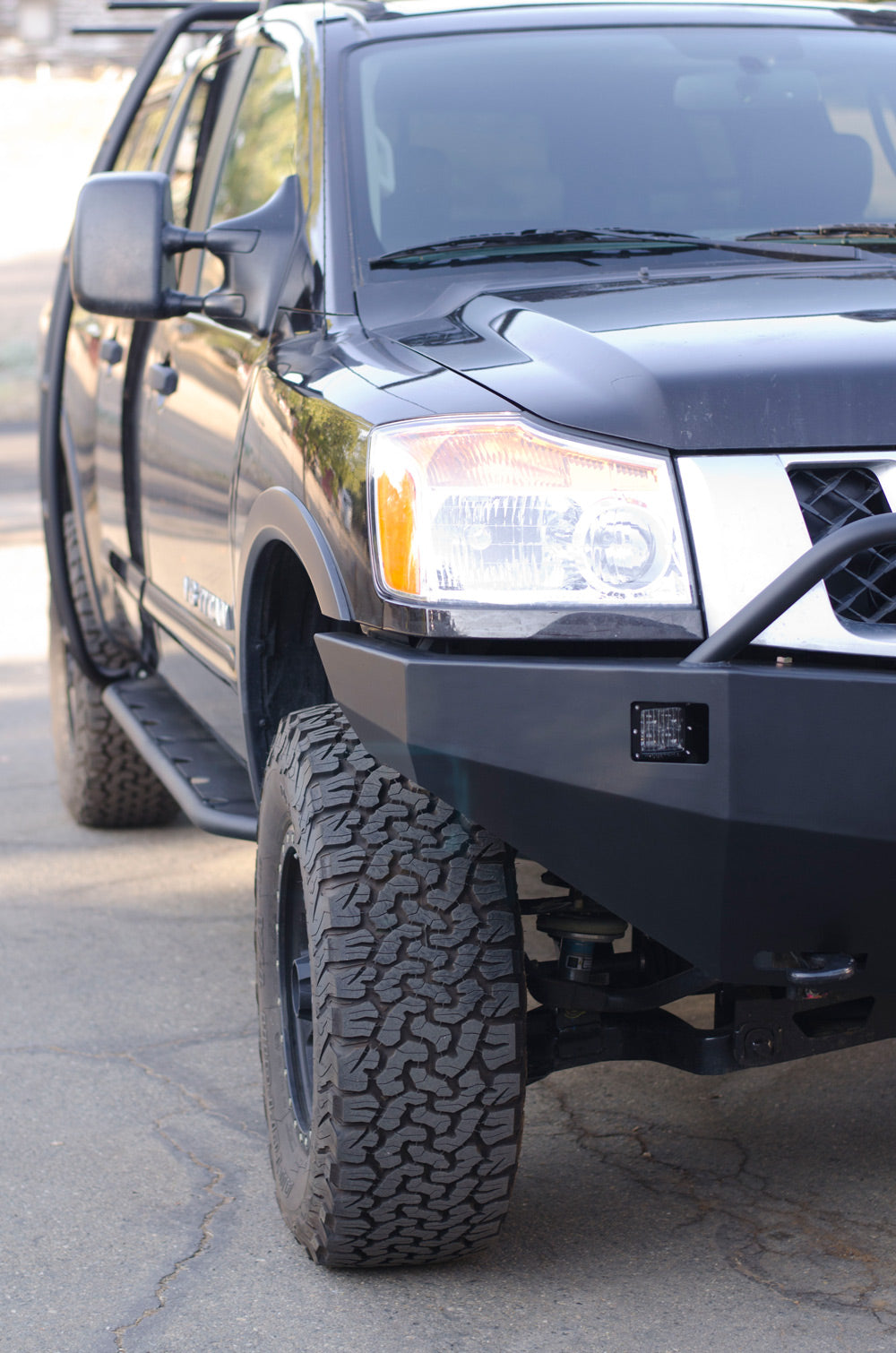 Custom Nissan Titan bumper