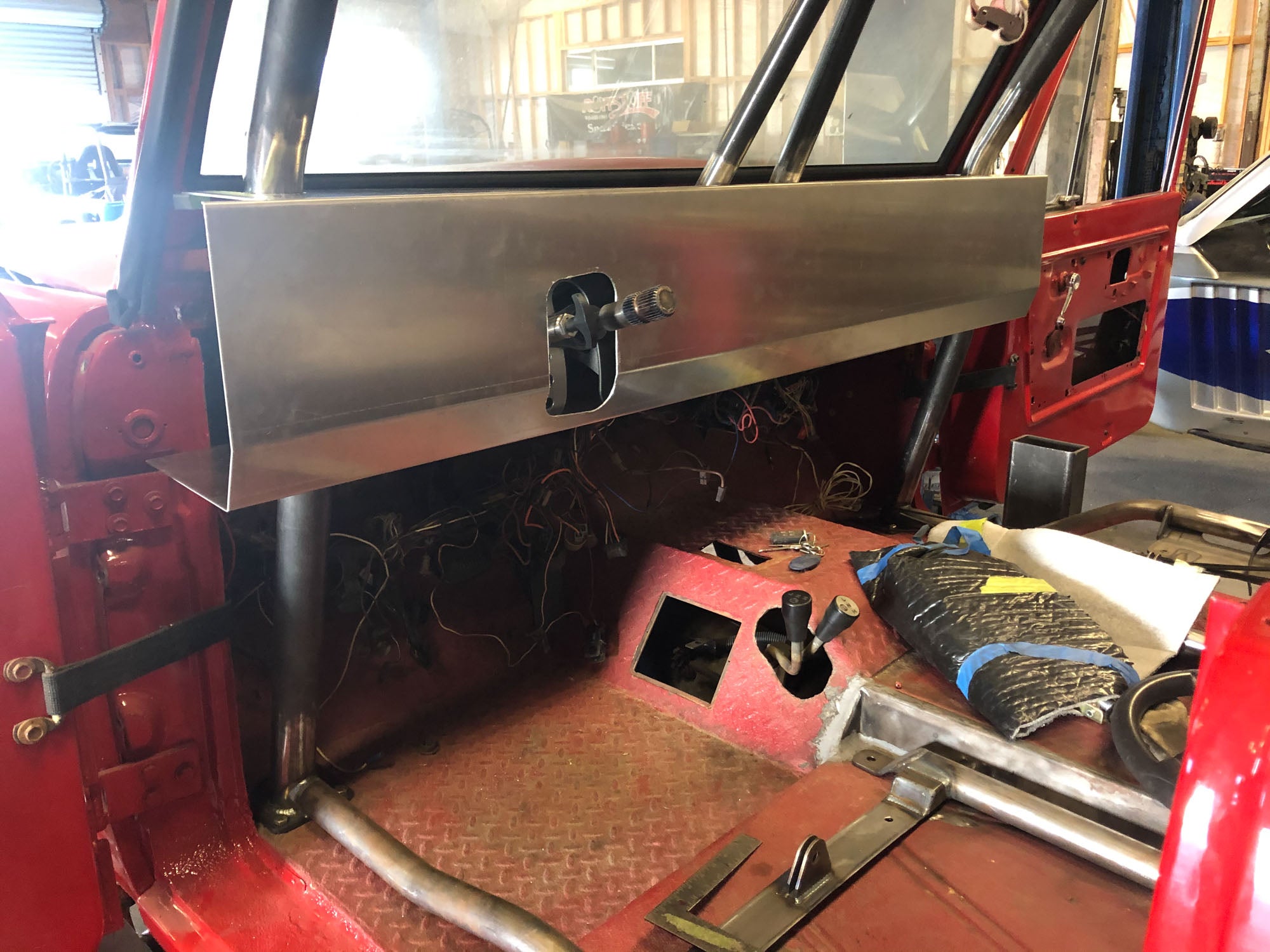 custom bronco aluminum dash panel