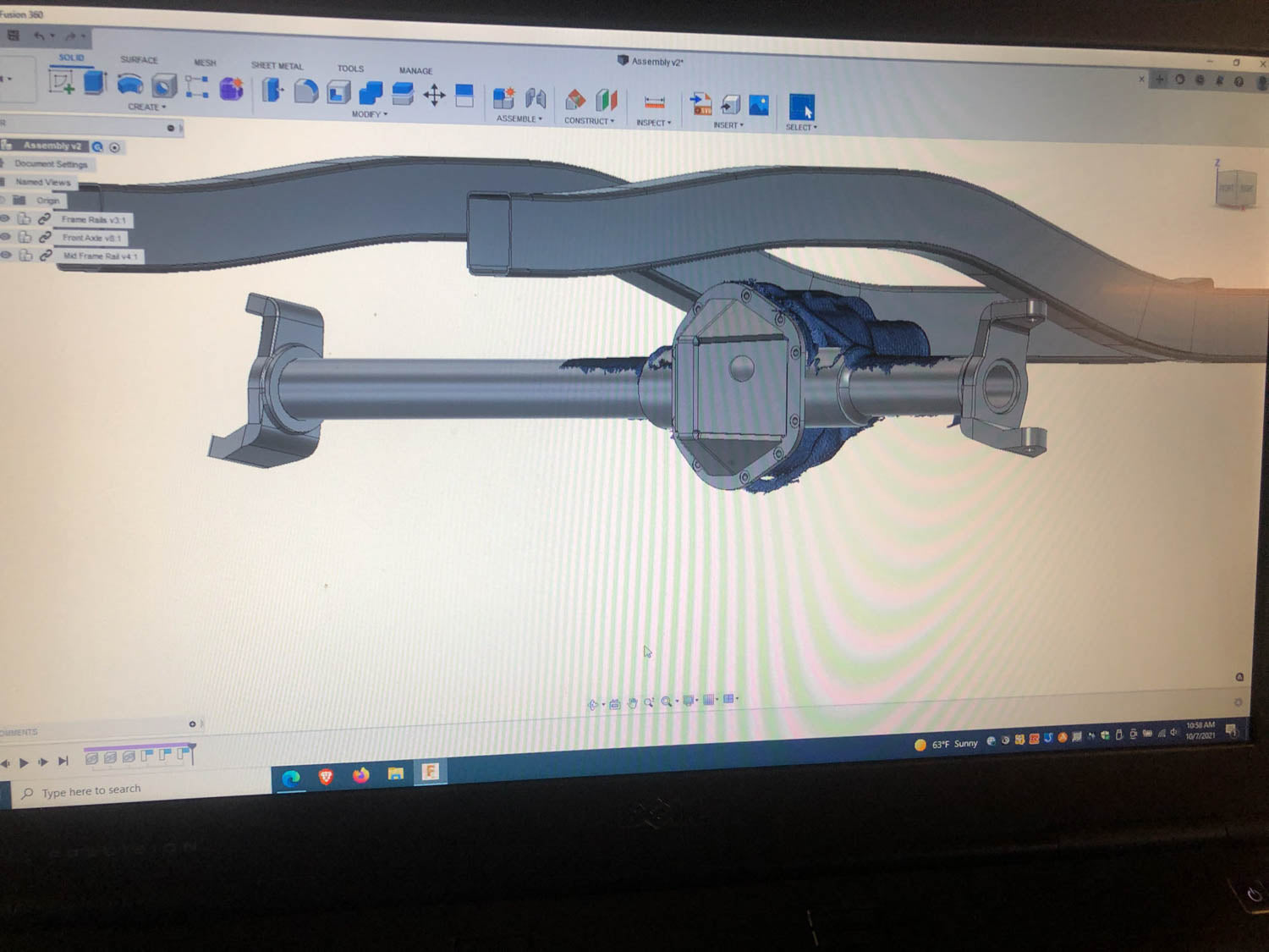 Fusion 360 dana 44 axle