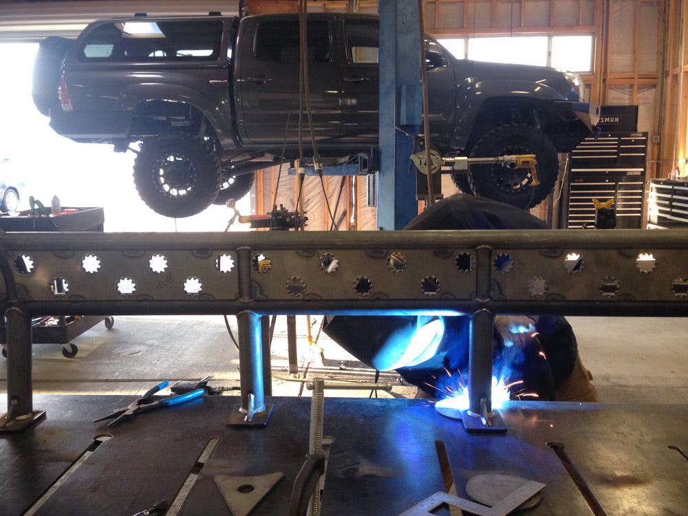 toyota tacoma sliders for snow, offroad sliders, overland sliders by rock and road