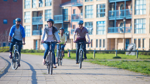 Create rewards and challenges for bike rides