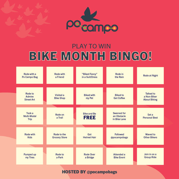 Po Campo Bike Month Bingo