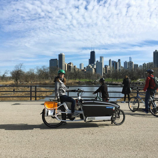 National Bike to School Day - Family Biking