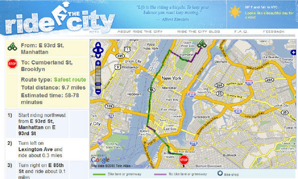 Bicycle Route Planner - Ride the City