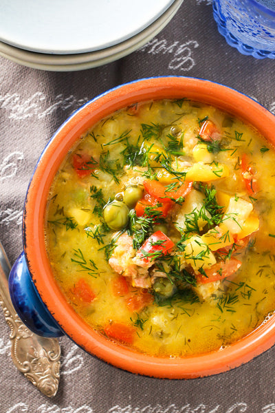 Healthy Comfort Food: Salmon Corn Chowder