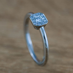 Pavé Octave engagement ring by www.eradesign.ca