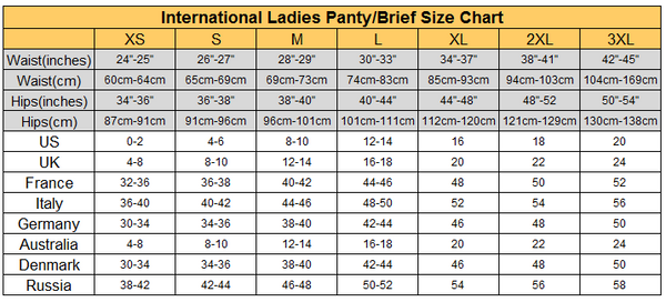 Lyra Size Chart