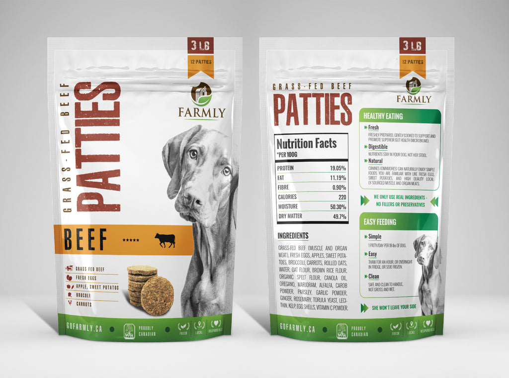 Farmly Grass-Fed Beef Gently Cooked Dog Food - Delicious & Nutritious Dog Meals – ROVR