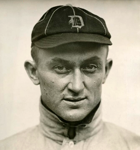 Ty Cobb in Baseball cap 1913