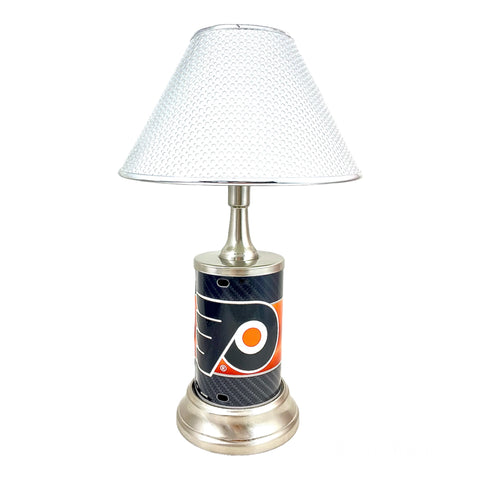 NHL Philadelphia Flyers Official Metal Sign License Plate Exclusive Collectible Sport Table Desk Lamp Best Gift Ever